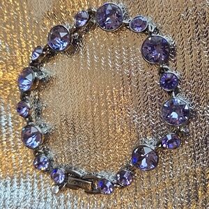 Givenchy Faceted Amethyst Bracelet